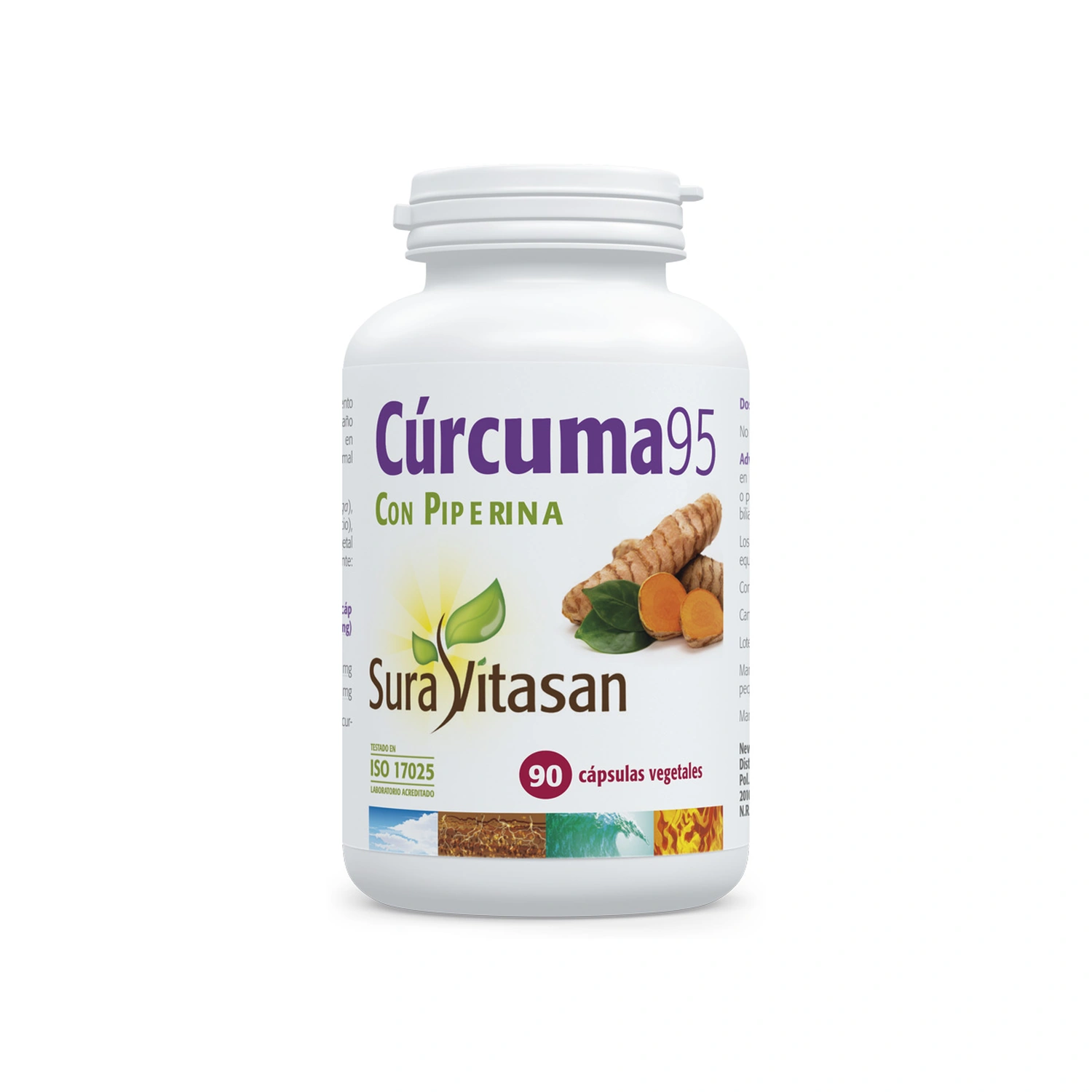 Cúrcuma 95 90 cápsulas Sura Vitasan