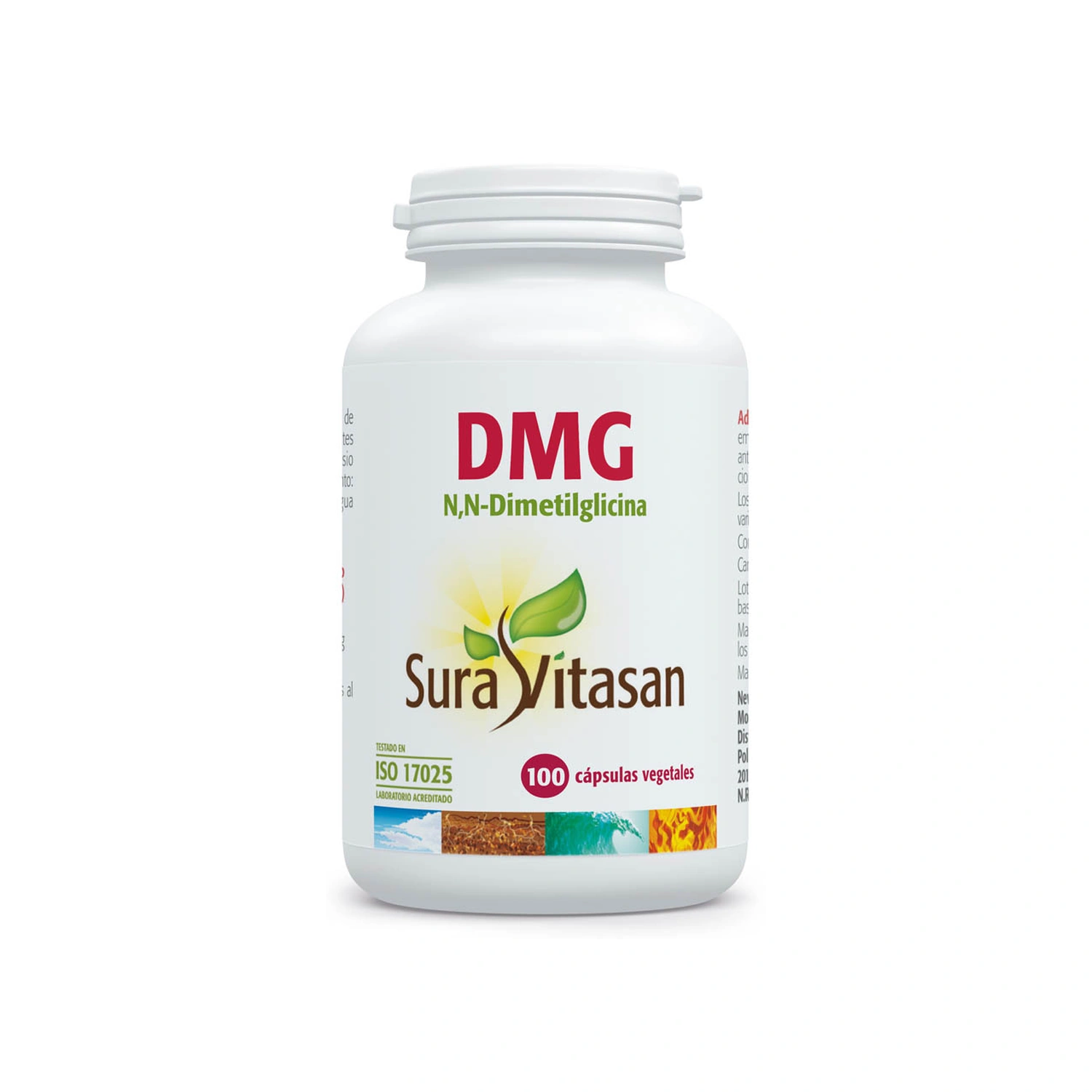 DMG N-Dimetilglicina 125 mg 100 cápsulas Sura Vitasan