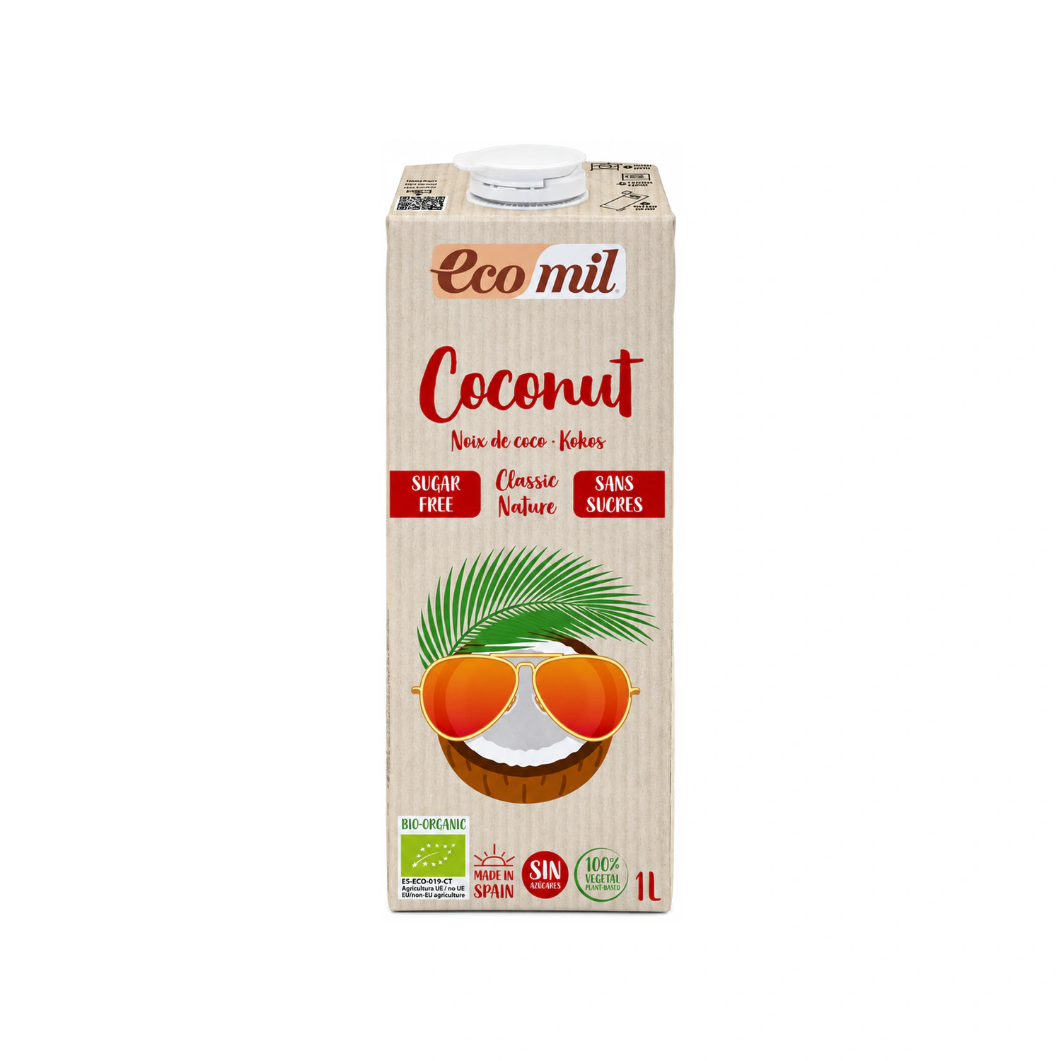 Bebida de coco Nature Bio 1 L Ecomil