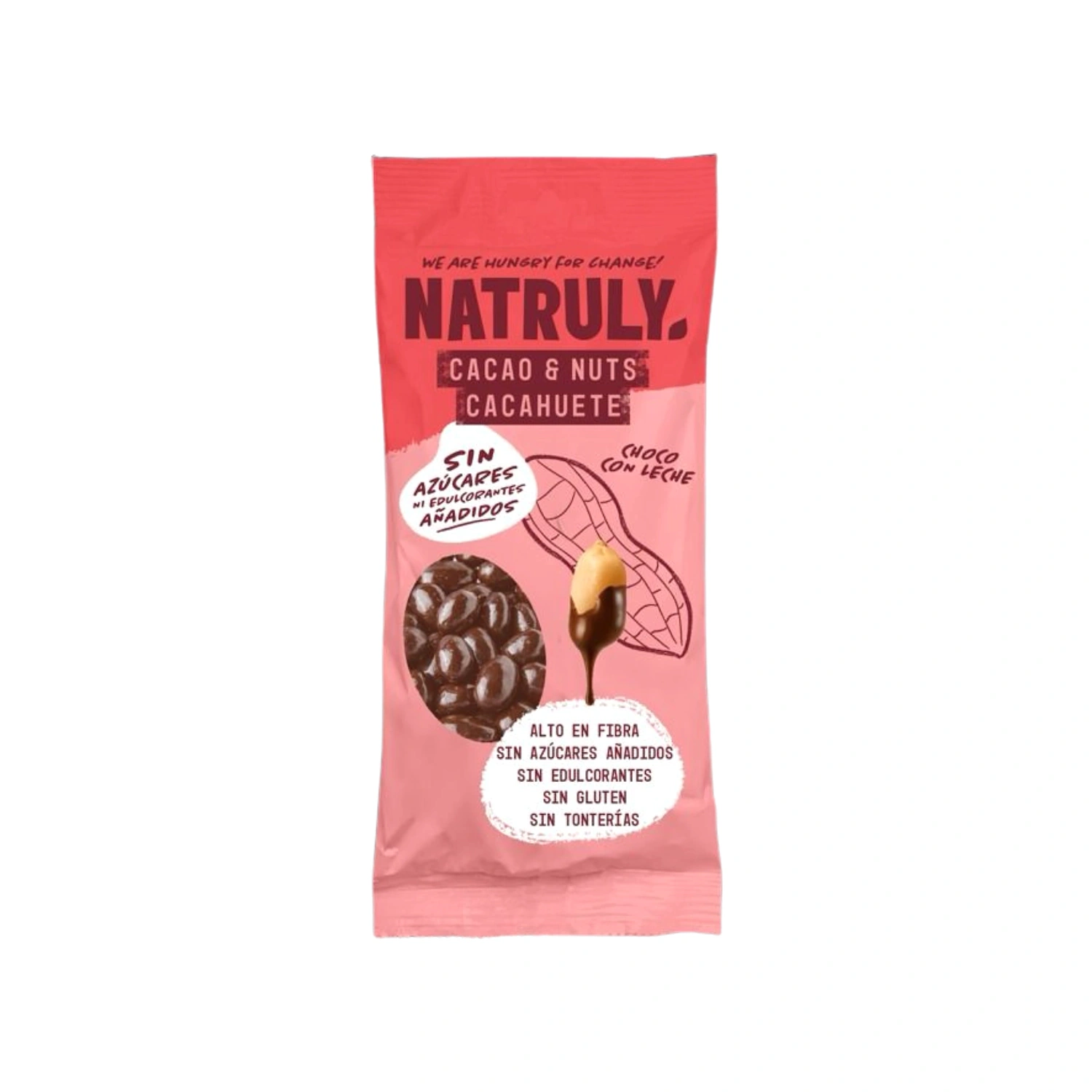 Cacao & Nuts chocolate con leche 50 g Natruly