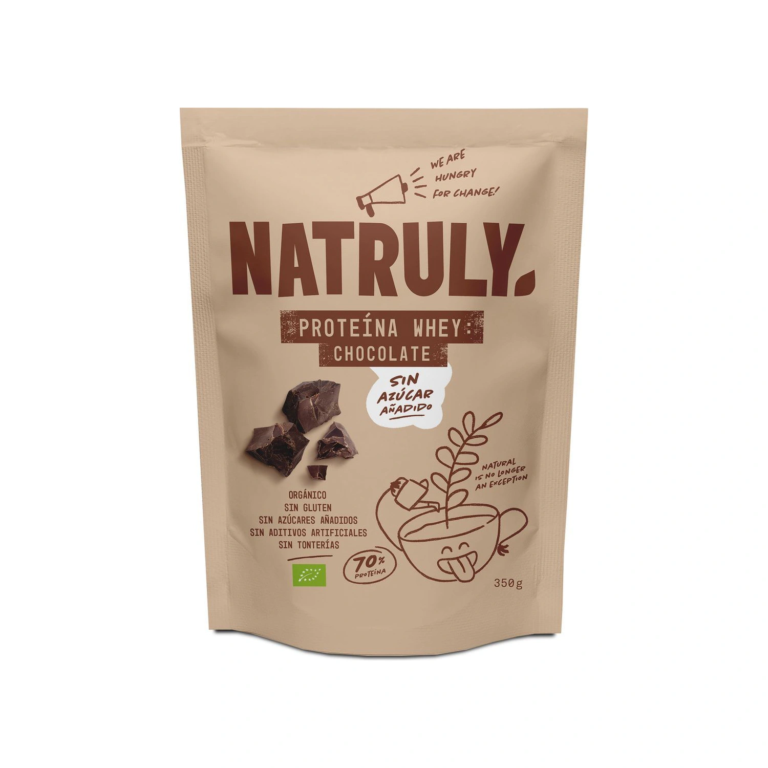 Proteína whey de chocolate Bio 350 g Natruly