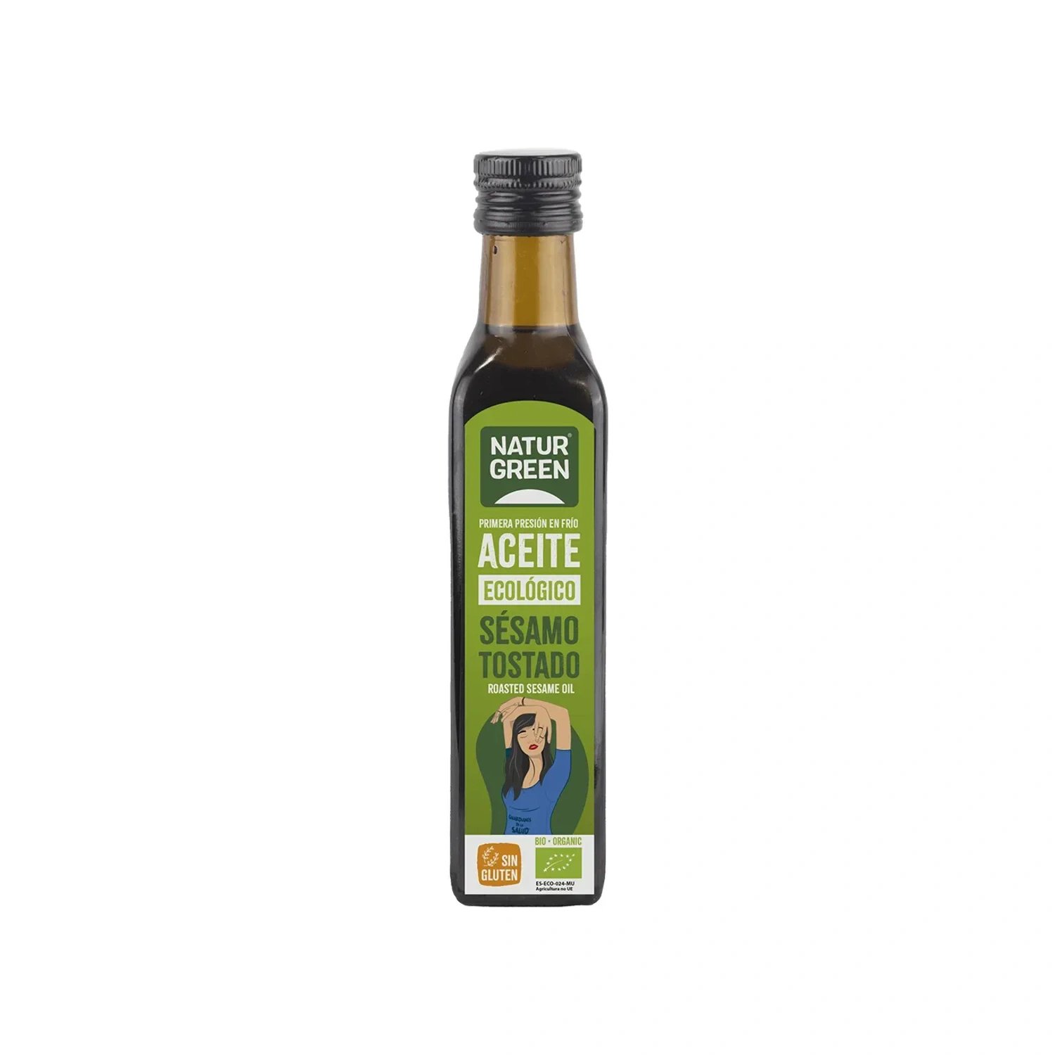 Aceite de sésamo tostado Bio 250 ml NaturGreen