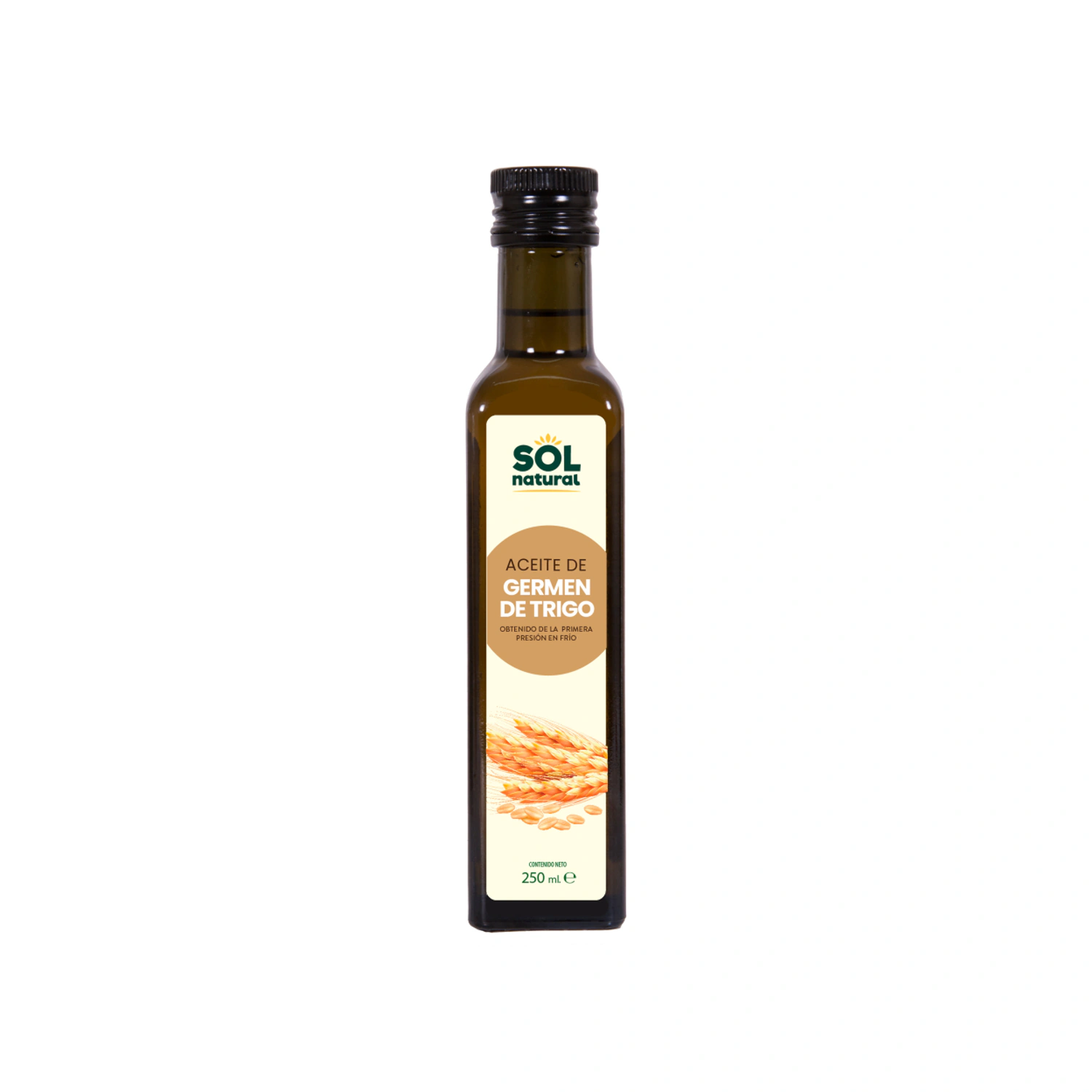 Aceite de germen de trigo primera presión en frío 250 ml Sol Natural