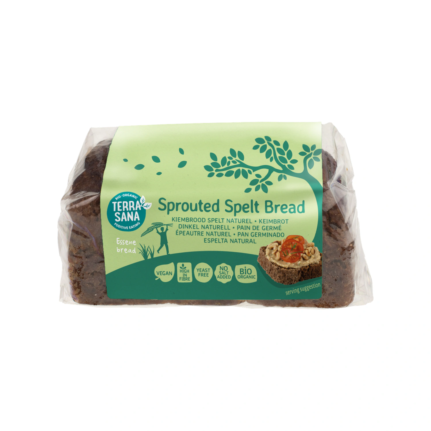 Pan germinado de espelta Bio 400 g TerraSana