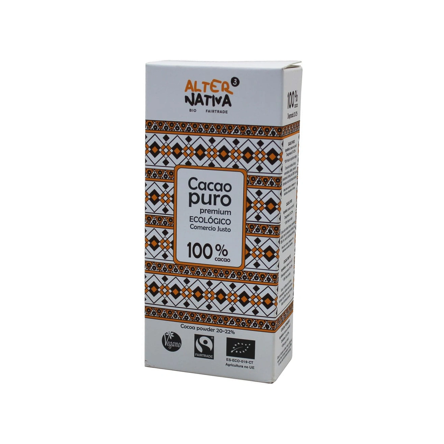 Cacao puro premium Bio 150 g Alternativa3
