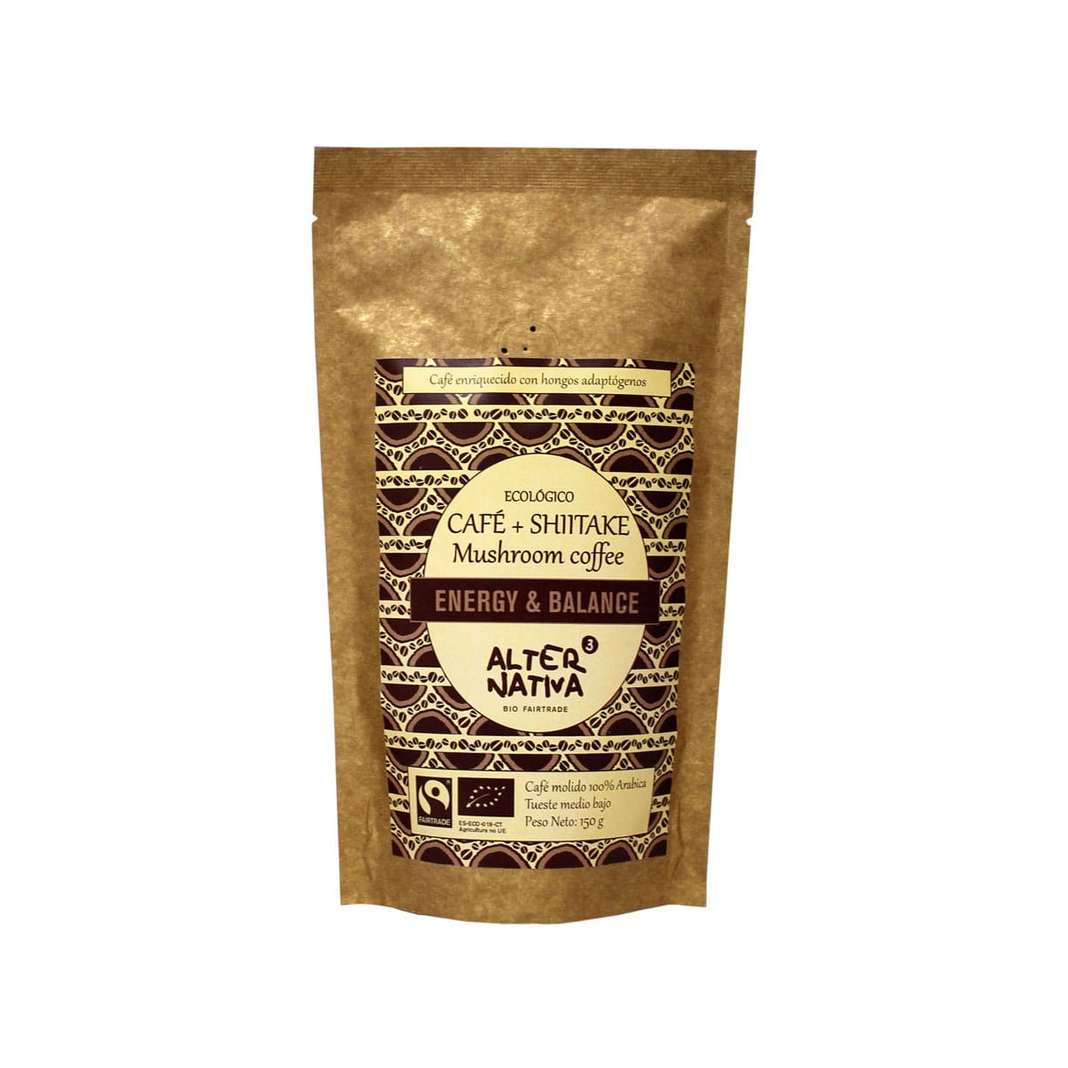 Café molido con shiitake Bio 150 g Alternativa3