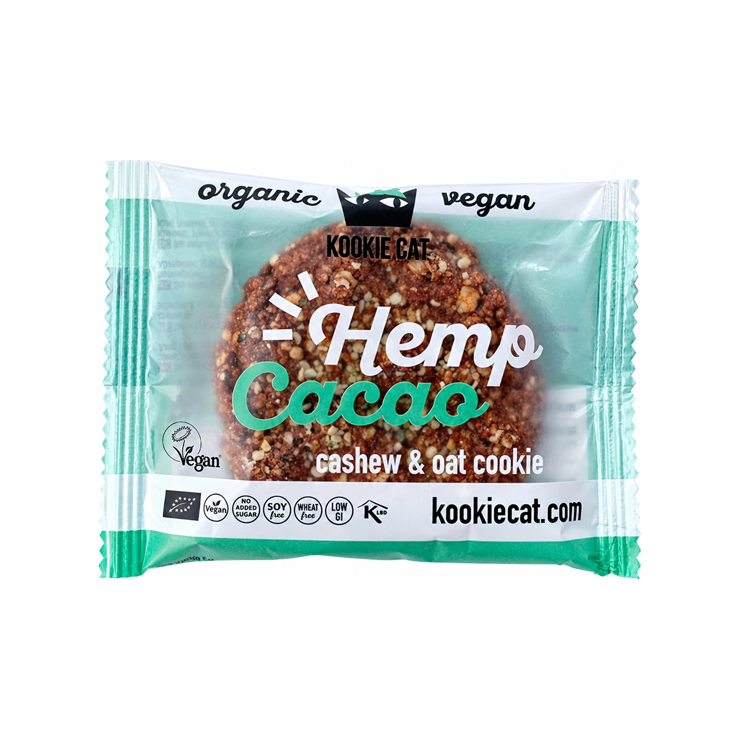 Galleta cáñamo y cacao Bio 50 g Kookie Cat