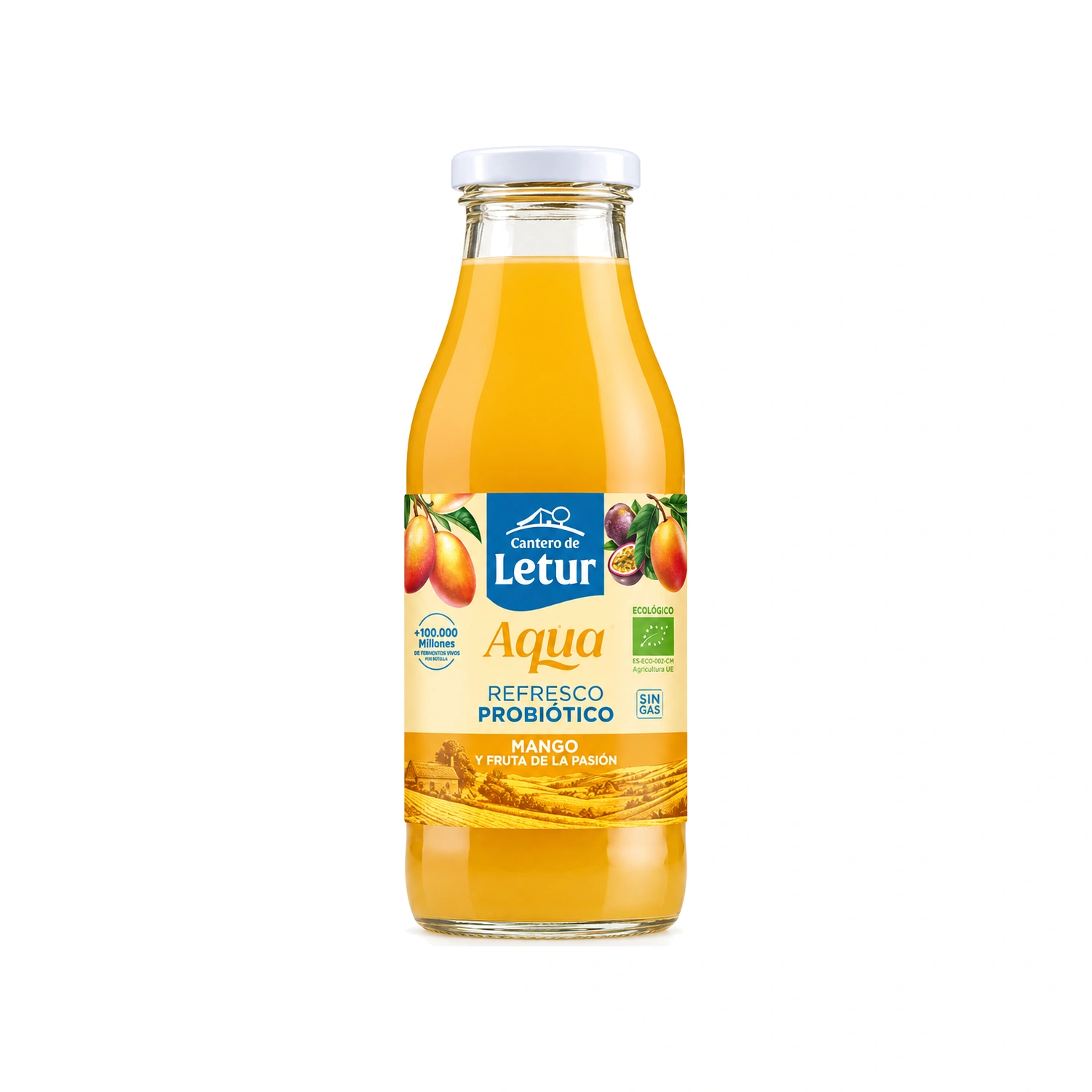 Refresco probiótico Aqua mango Bio 500 ml Cantero de Letur
