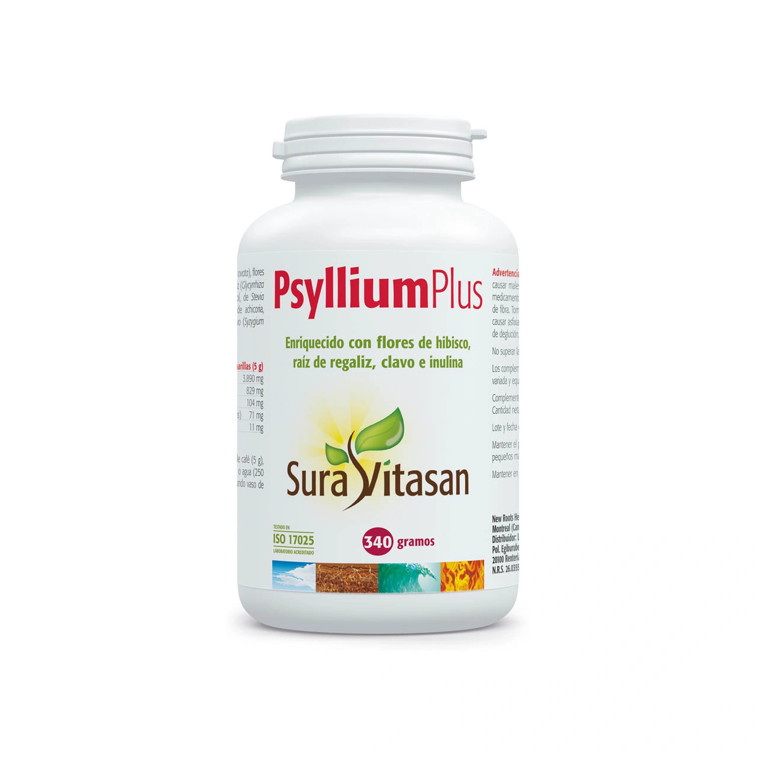 Psyllium Plus F.O.S 340 g Sura Vitasan