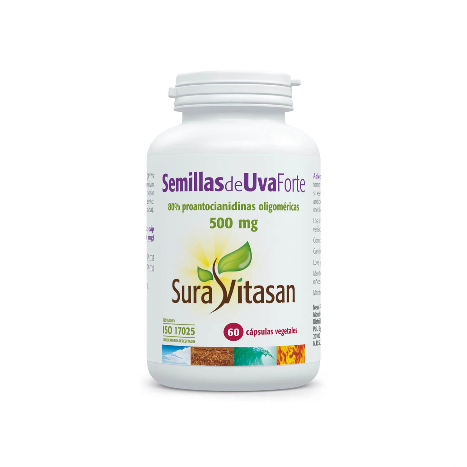 Semilla de Uva Forte 60 cápsulas Sura Vitasan