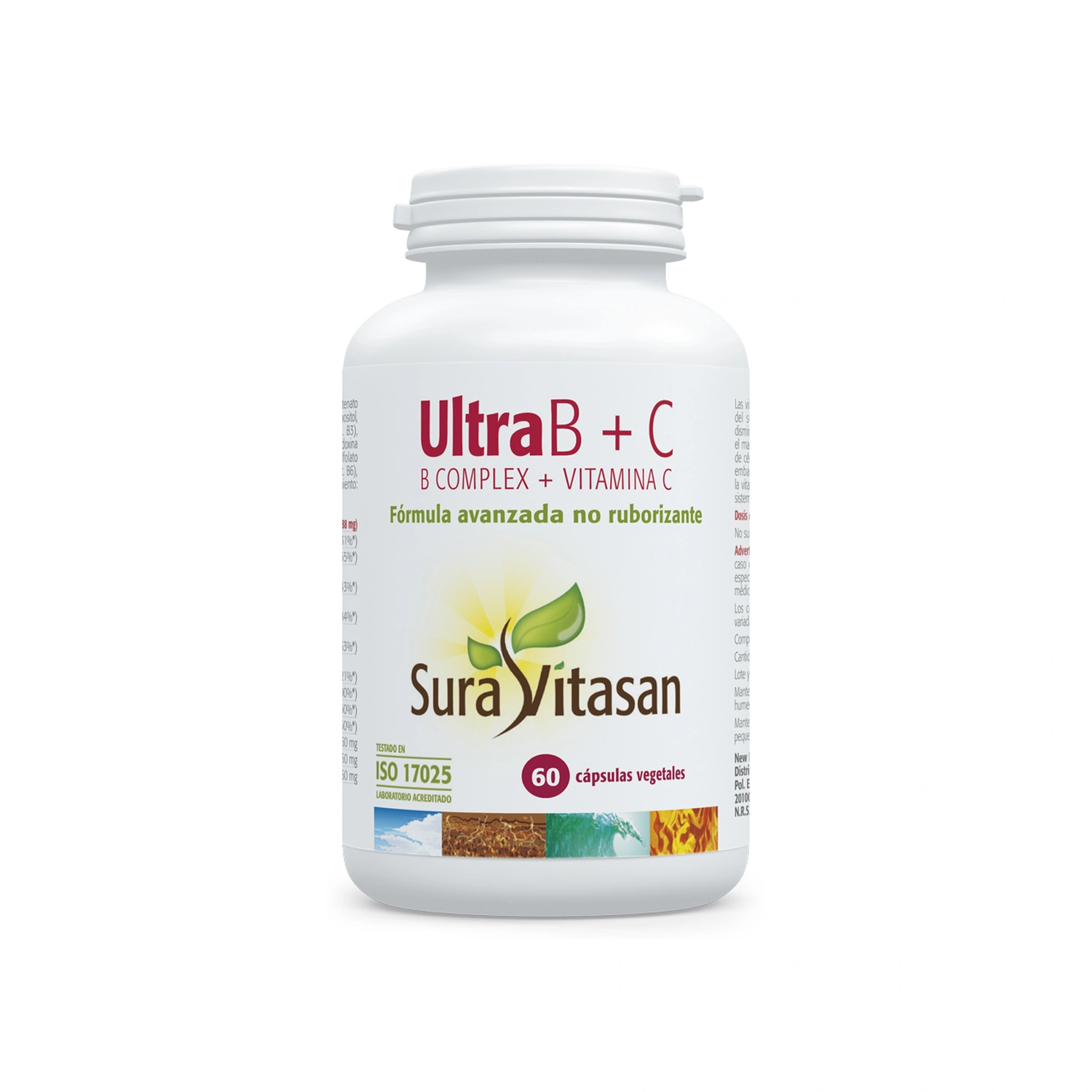 Ultra B Complex + C 60 cápsulas Sura Vitasan