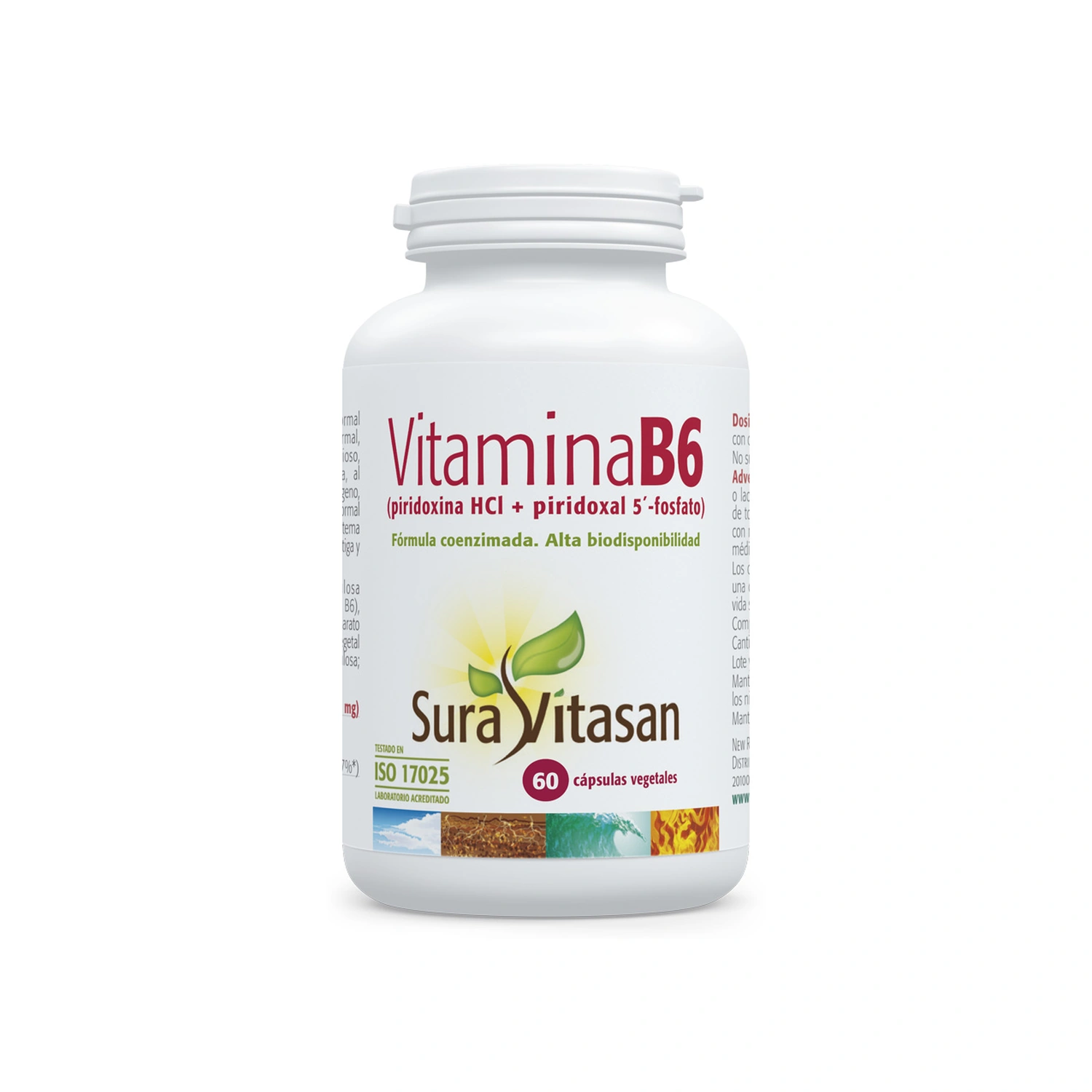 Vitamina B6 60 cápsulas Sura Vitasan