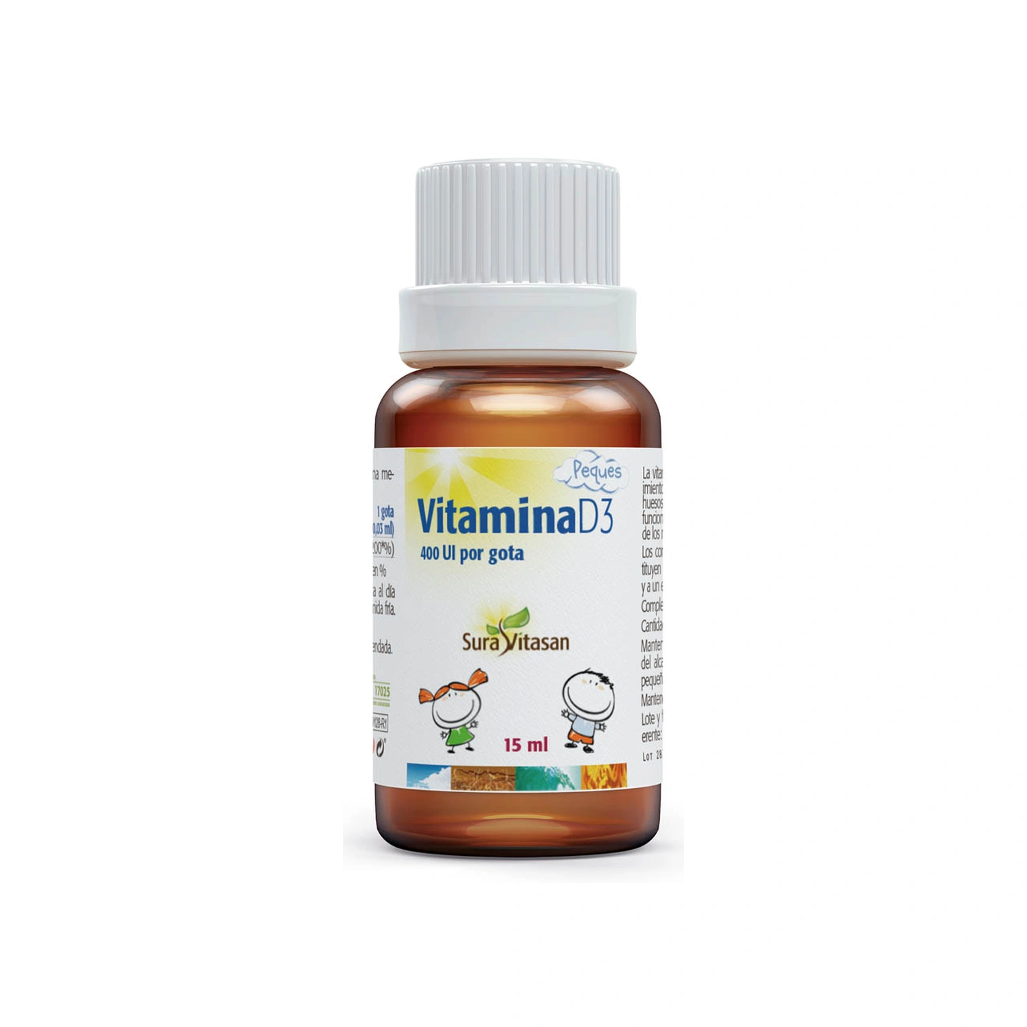 Vitamina D3 Peques 15 ml Sura Vitasan