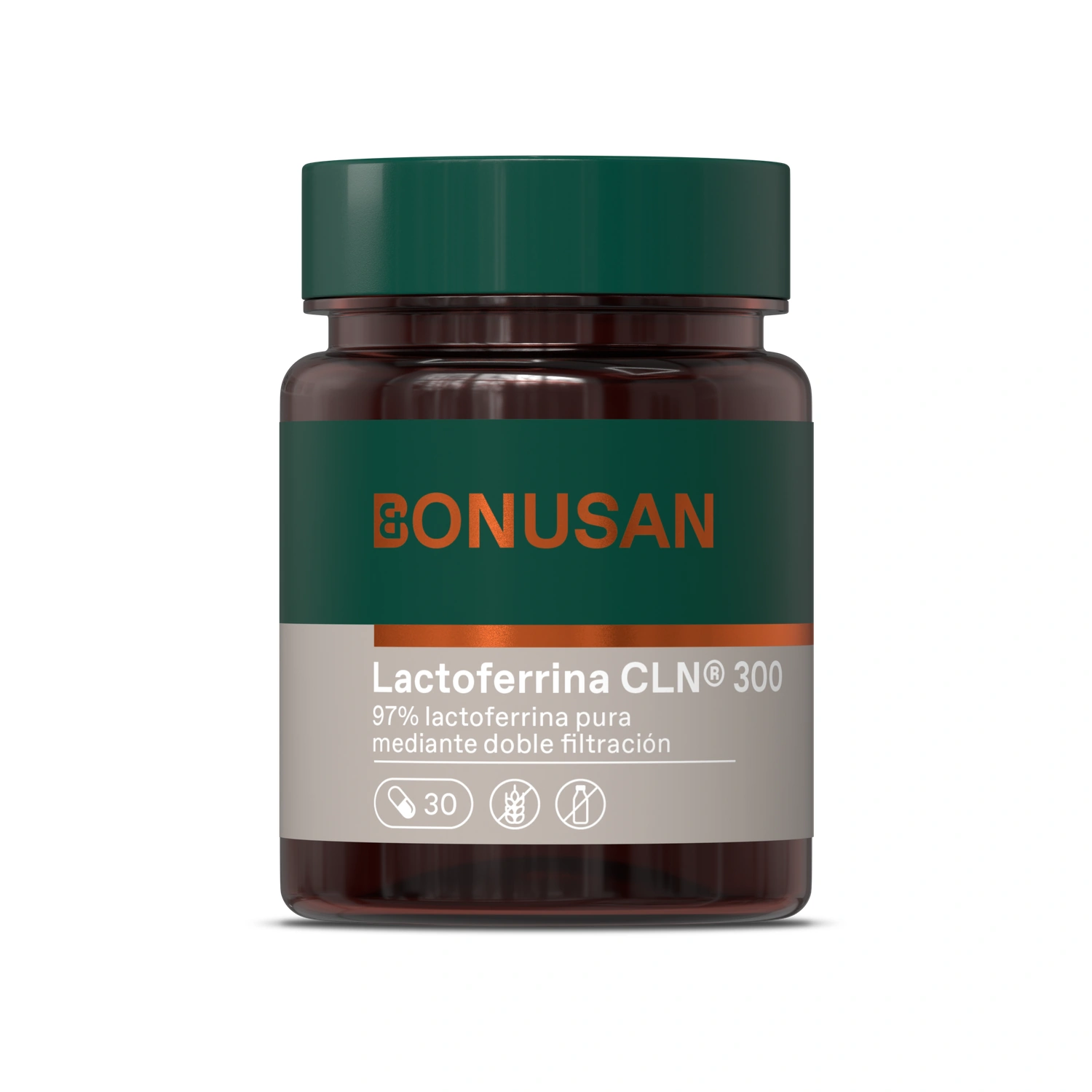 Lactoferrina CLN® 300 30 cápsulas gastrorresistentes Bonusan