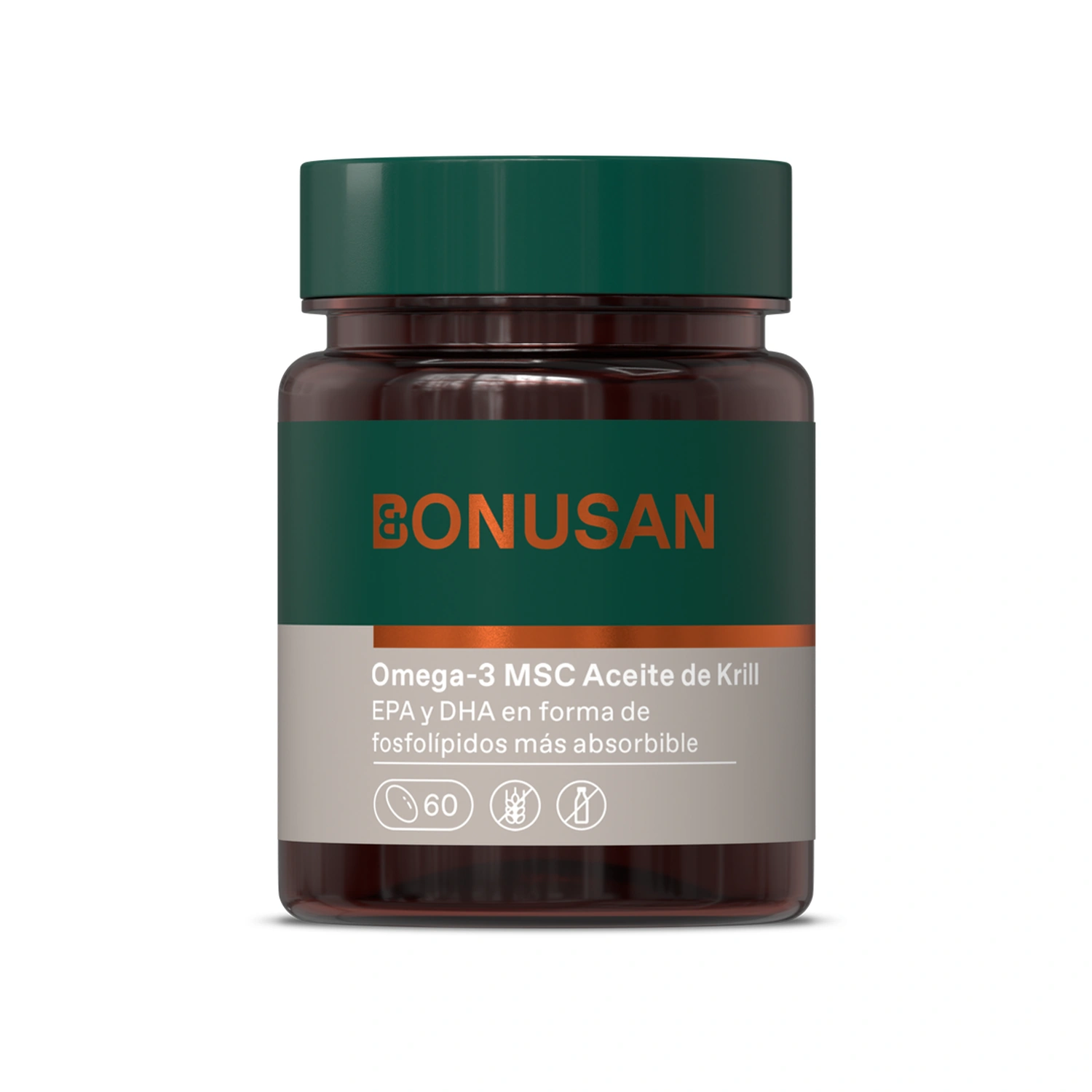 Omega-3 MSC Aceite de Krill 60 perlas Bonusan