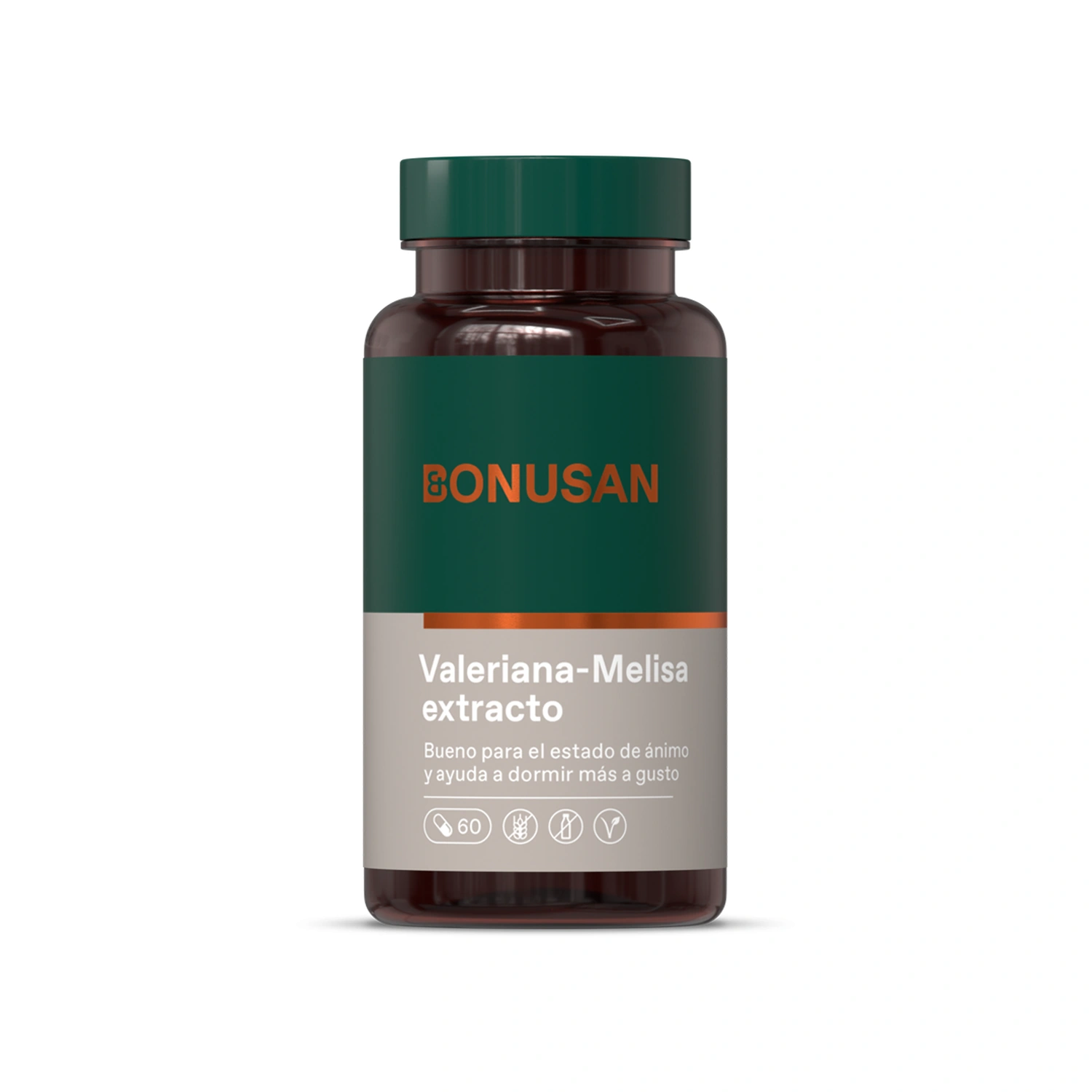 Valeriana-Melisa extracto 60 cápsulas Bonusan