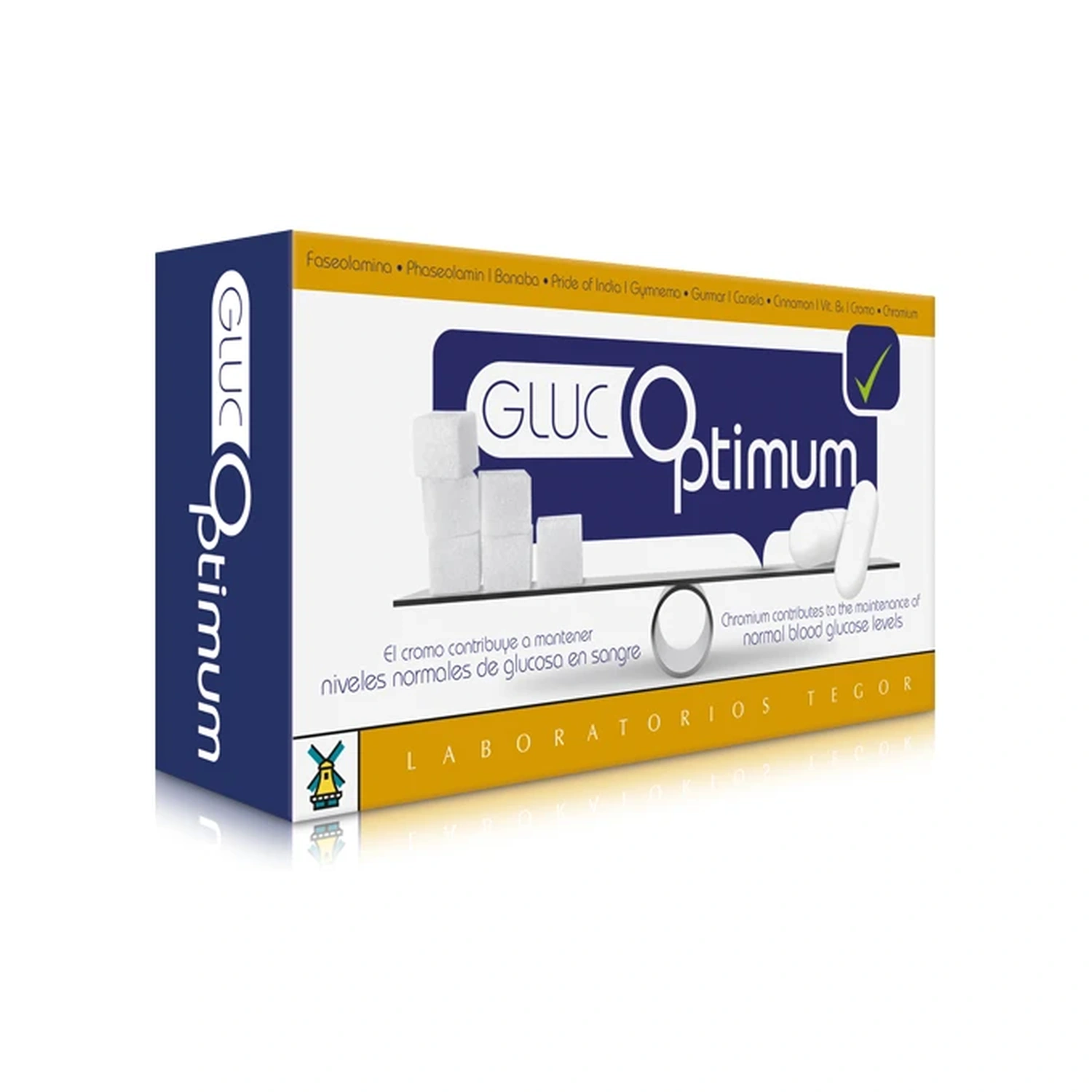 Glucoptimum 60 cápsulas Tegor