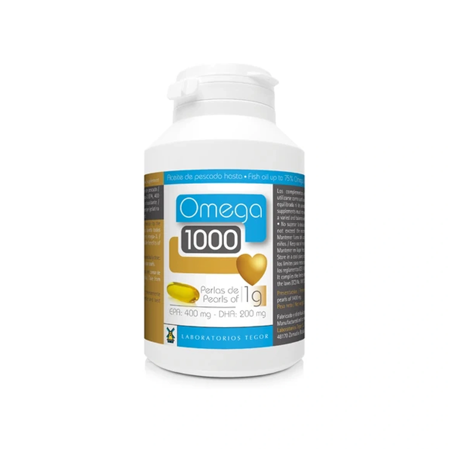 Omega 1000 120 perlas Tegor