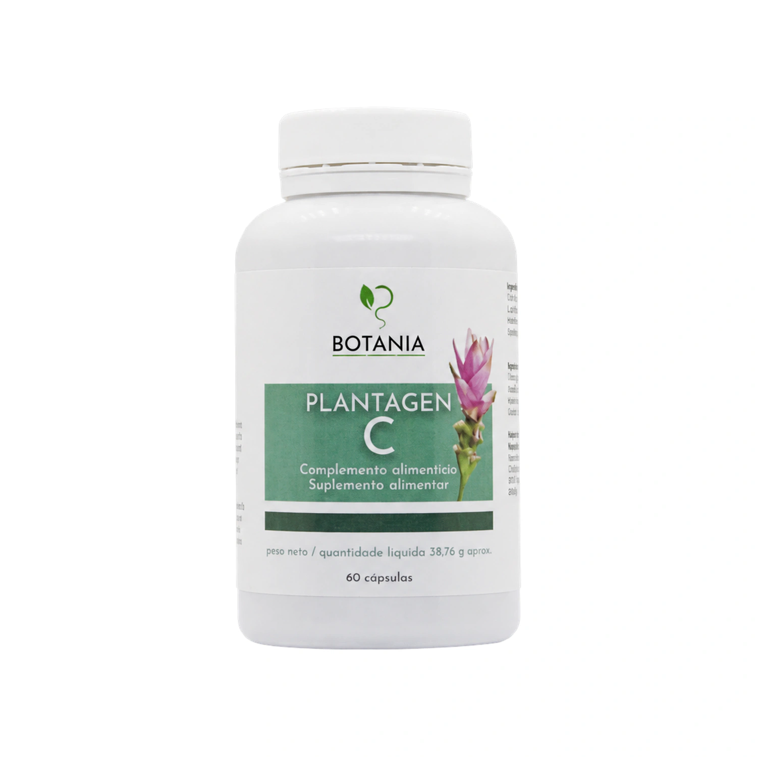 Plantagen C cúrcuma 60 cápsulas Botania