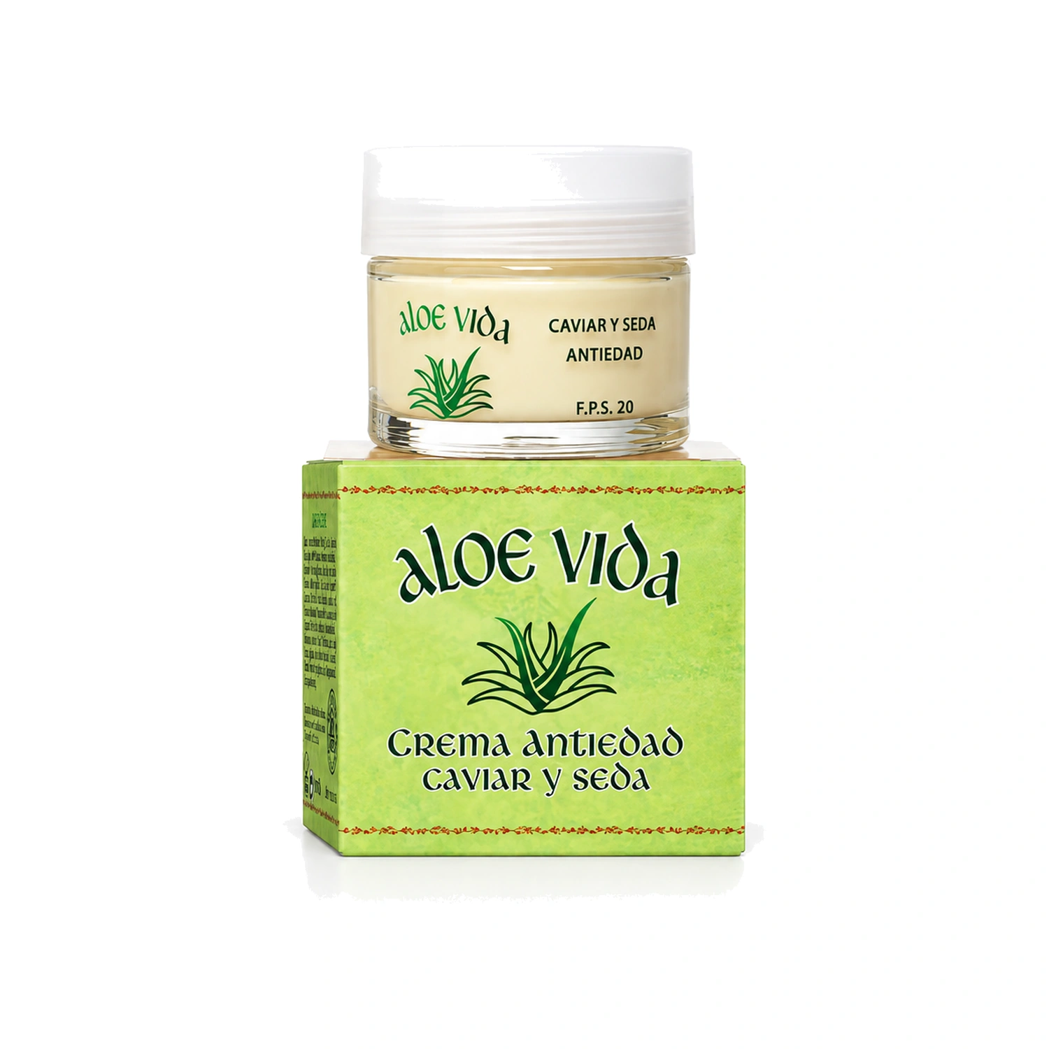 Crema Definity antiedad de caviar y seda FPS 20 50 ml Aloe Vida