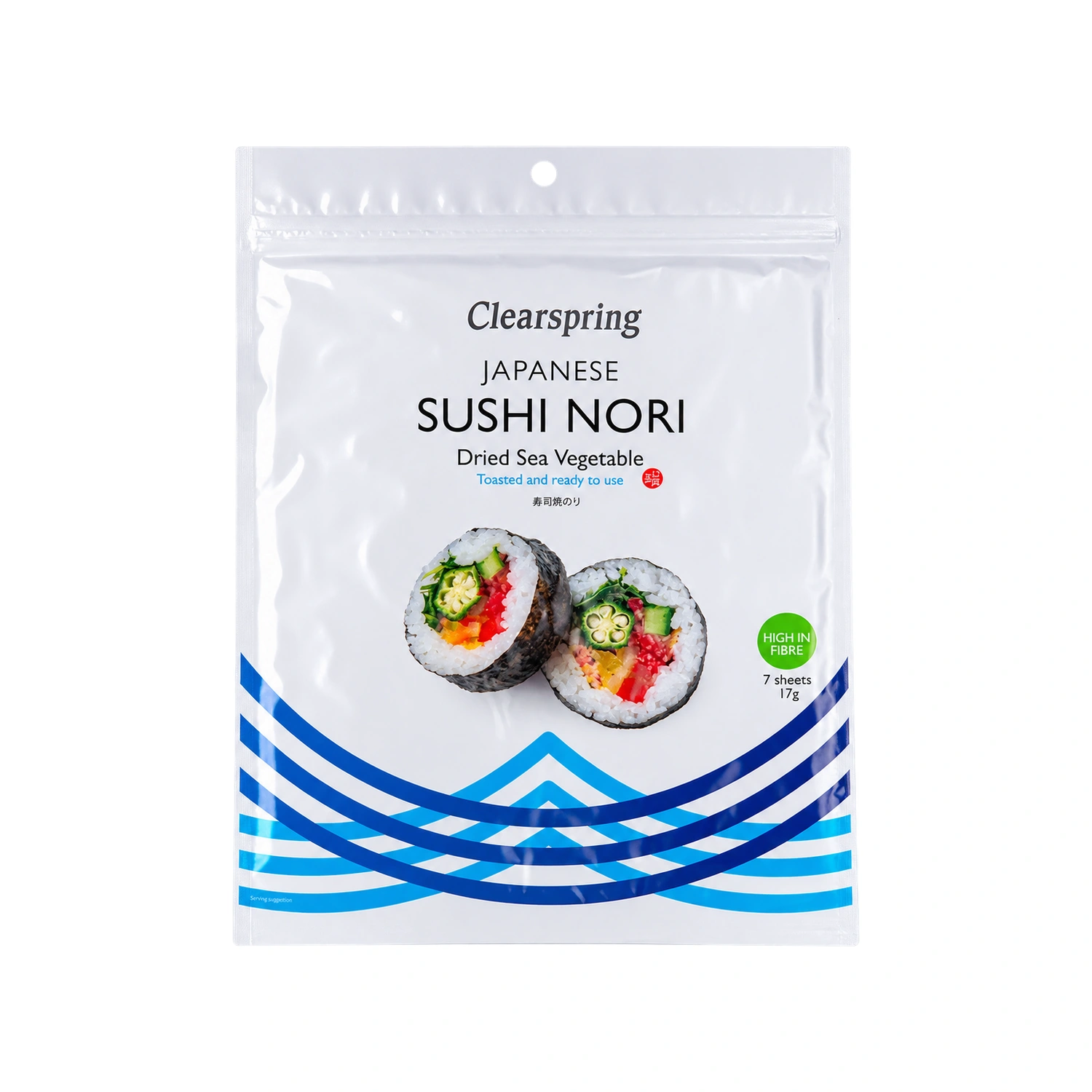 Alga nori para sushi Bio 17 g Clearspring