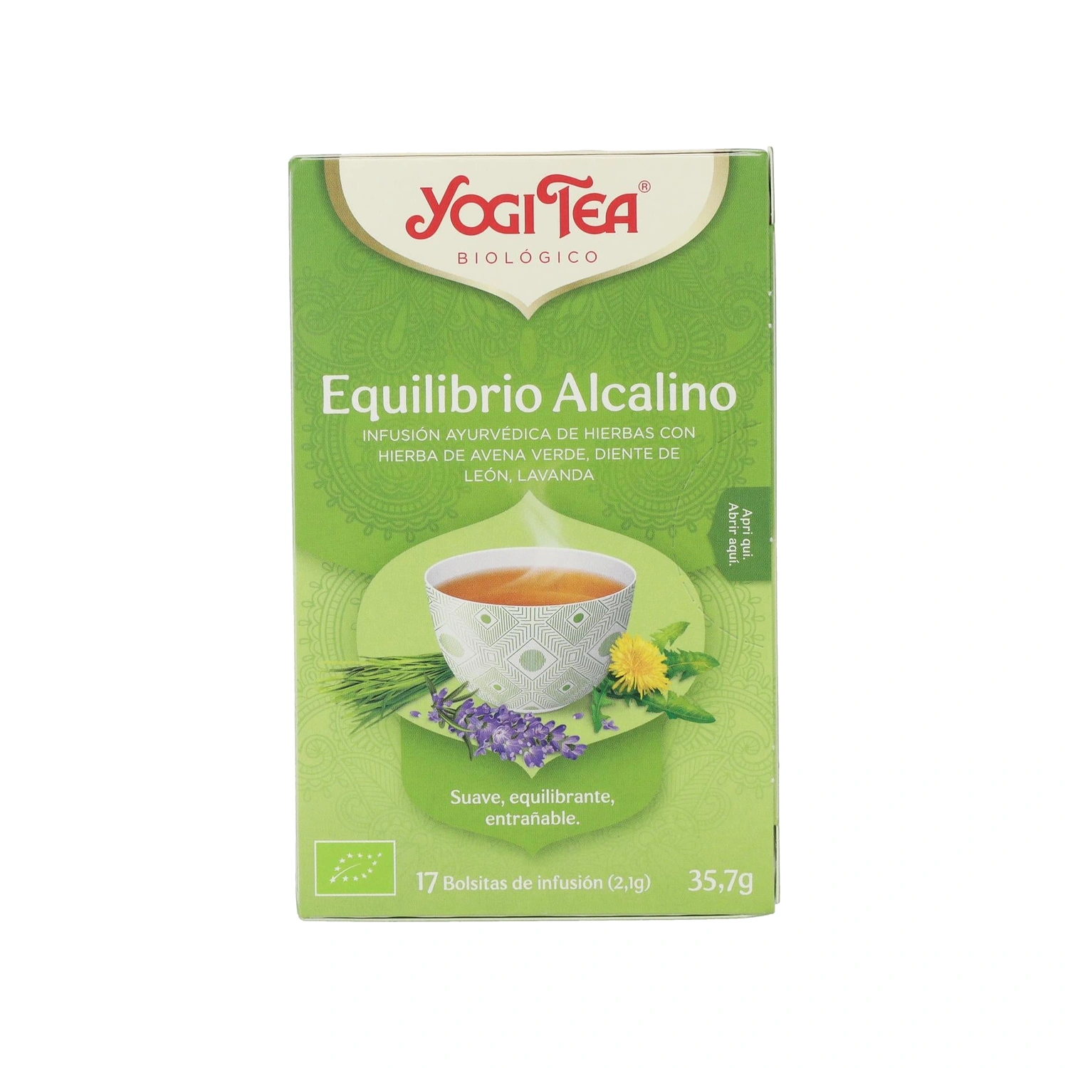 Infusión Equilibrio Alcalino Bio 17 x 2,1 g Yogi Tea