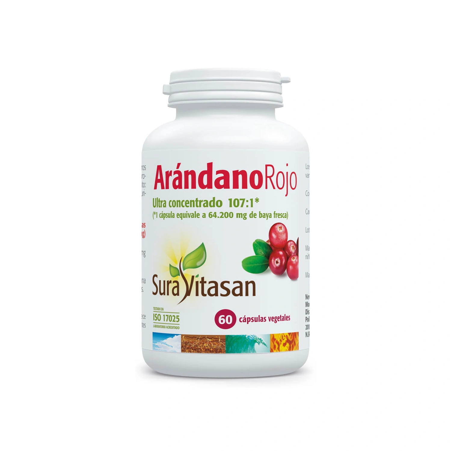 Arándano Rojo 600 mg 60 cápsulas Sura Vitasan
