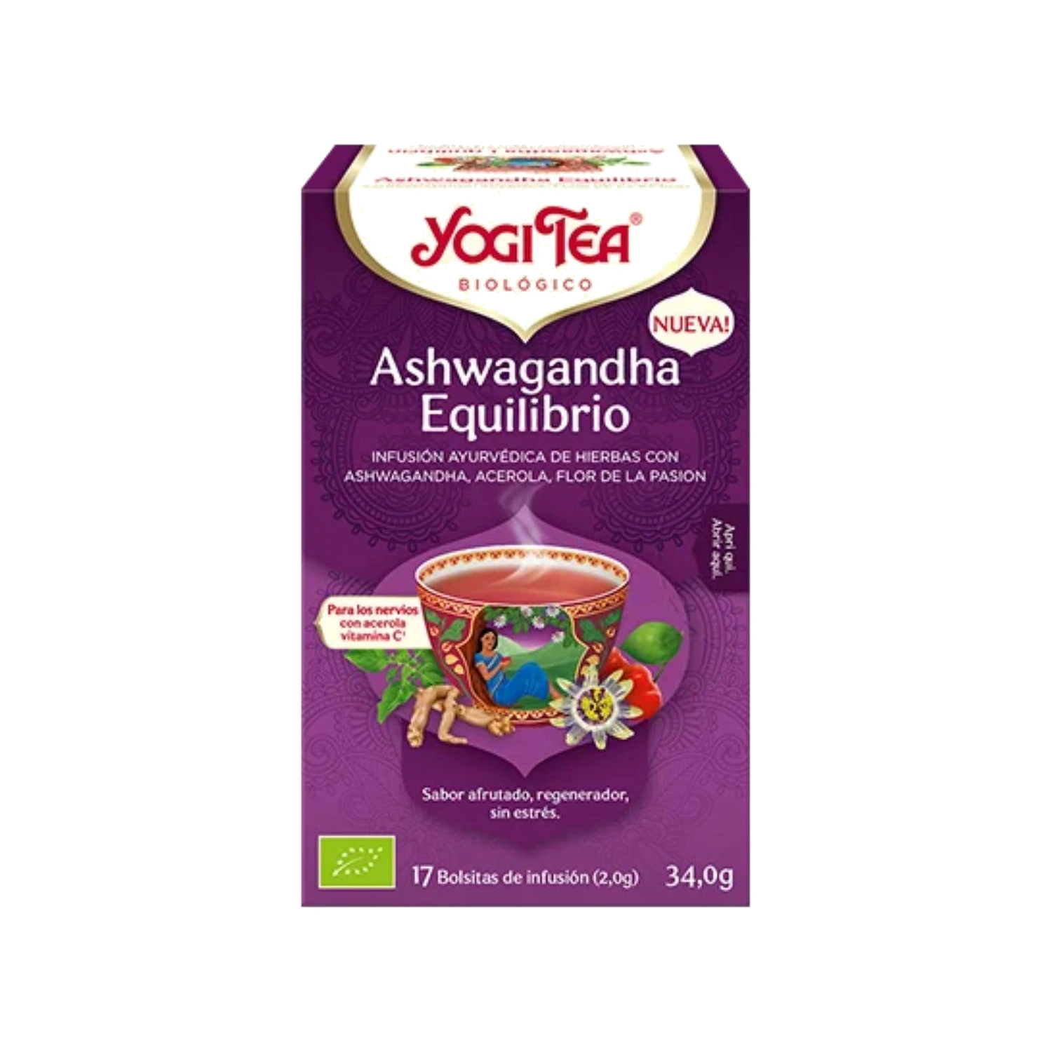 Infusión Ashwagandha Equilibrio Bio 17 x 1,8 g Yogi Tea