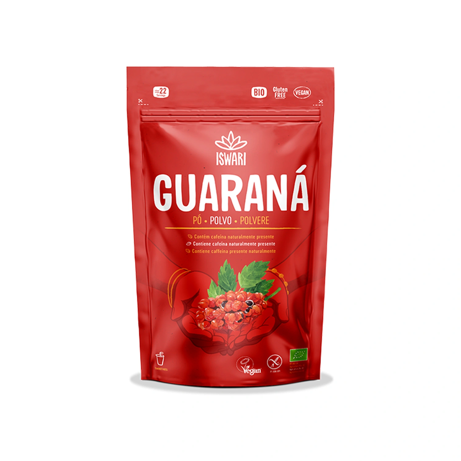Guaraná en polvo Bio 70 g Iswari