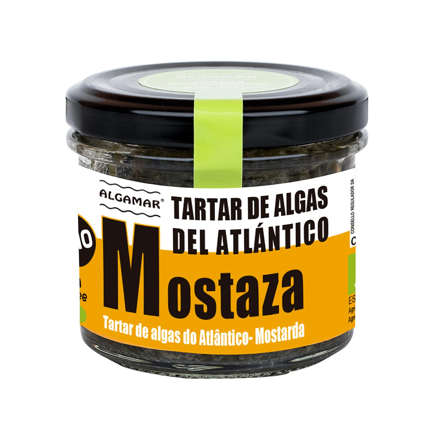 Tartar de algas del Atlántico con mostaza Bio 100 g Algamar