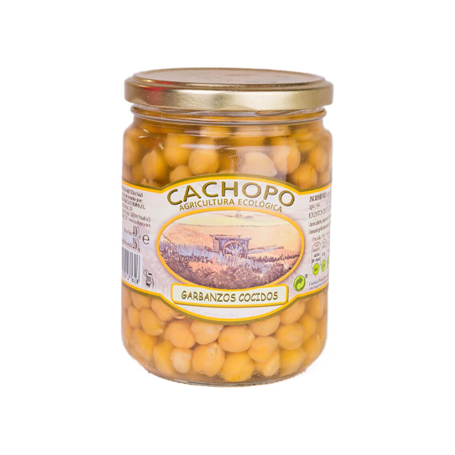 Garbanzos cocidos Bio 445 ml Cachopo